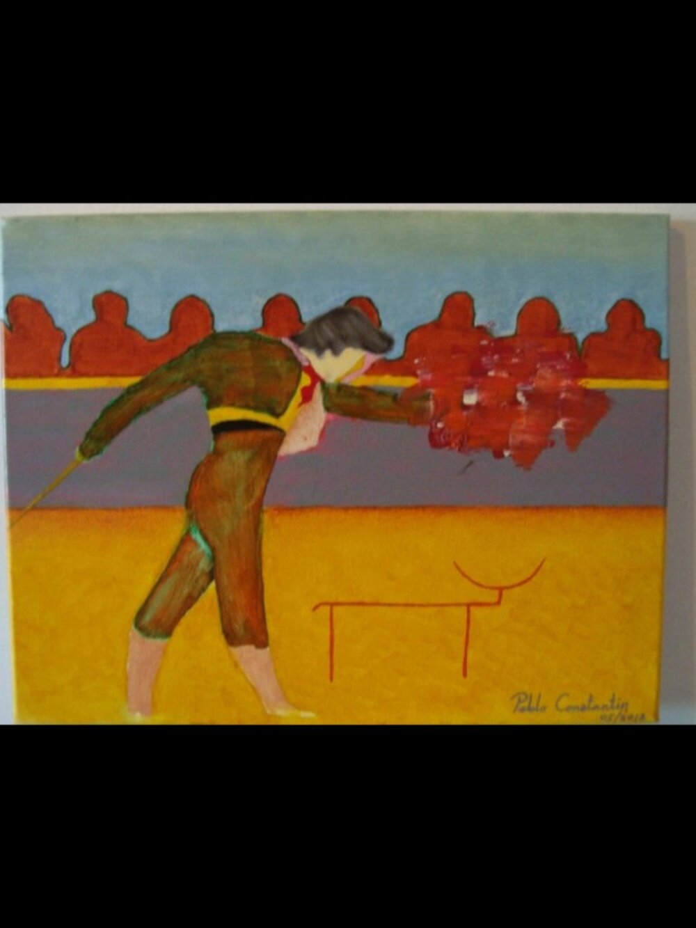 Oil on Framed Canvas